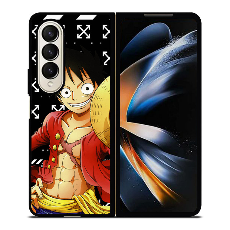 LUFFY OFF WHITE 2 Samsung Galaxy Z Fold 4 Case Cover