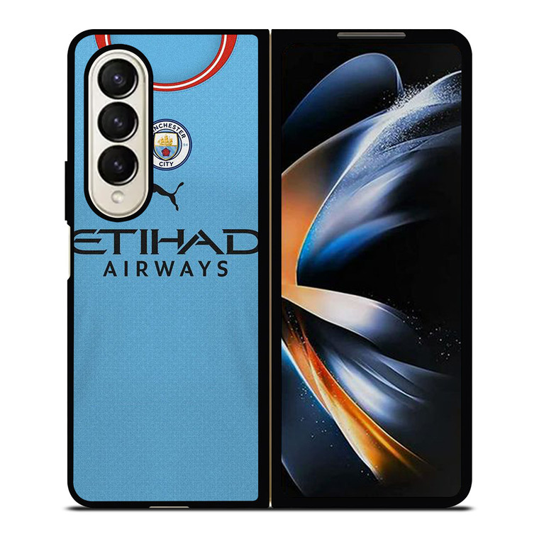 MANCHESTER CITY 2022-23 JERSEY Samsung Galaxy Z Fold 4 Case Cover