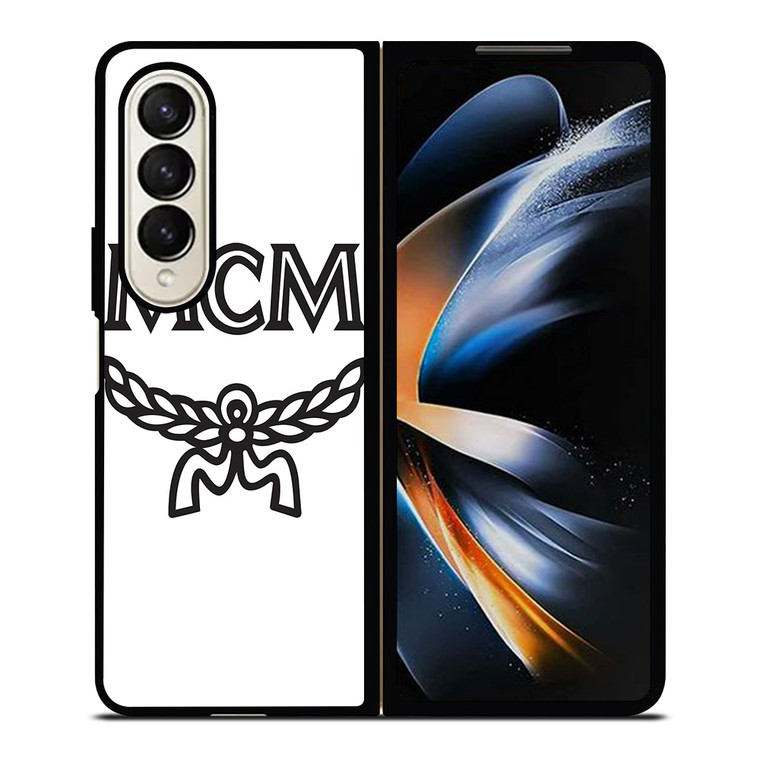 MCM WORLDWIDE WHITE Samsung Galaxy Z Fold 4 Case Cover