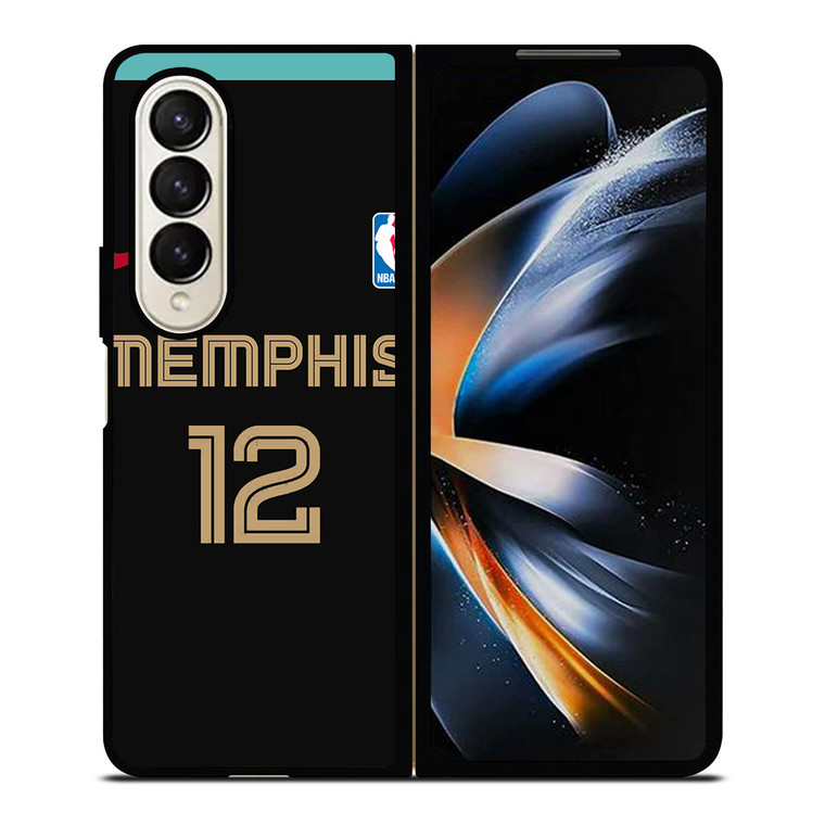 MEMPHIS GRIZZLIES JA MORANT NBA BASKETBALL Samsung Galaxy Z Fold 4 Case Cover
