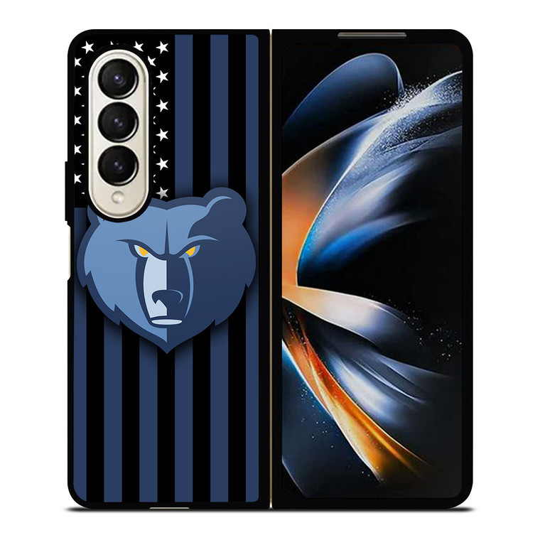 MEMPHIS GRIZZLIES NBA USA FLAG Samsung Galaxy Z Fold 4 Case Cover