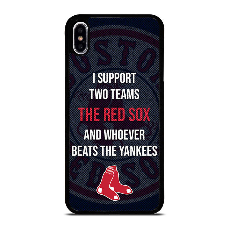 BOSTON RED SOX MLB BASEBALL BANTER FANS 2 iPhone XS Max Case Cover