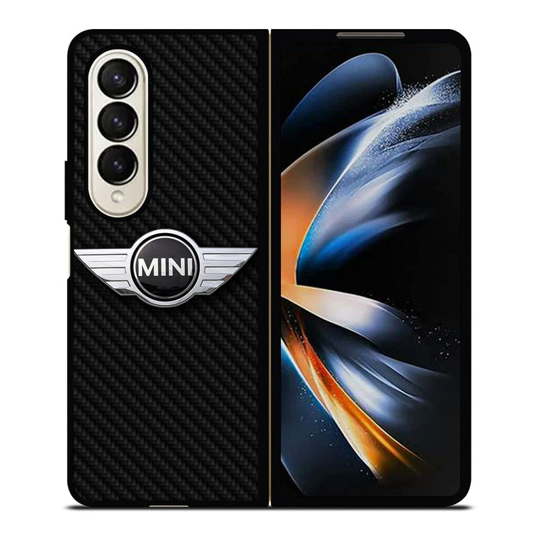 MINI CAR CARBON FIBER Samsung Galaxy Z Fold 4 Case Cover