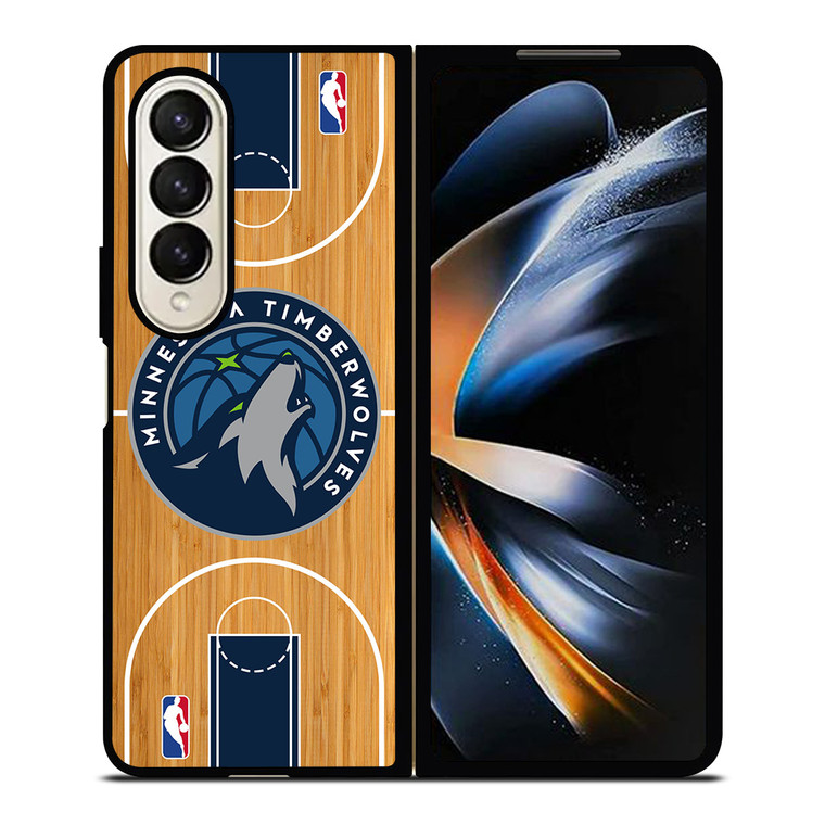 MINNESOTA TIMBERWOLVES NBA ARENA Samsung Galaxy Z Fold 4 Case Cover