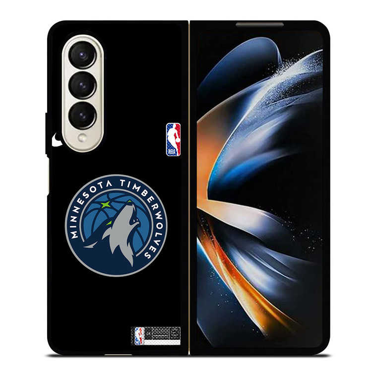 MINNESOTA TIMBERWOLVES NIKE NBA BASKETBALL Samsung Galaxy Z Fold 4 Case Cover