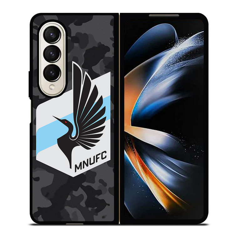 MINNESOTA UNITED FC MLS BLACK CAMO Samsung Galaxy Z Fold 4 Case Cover