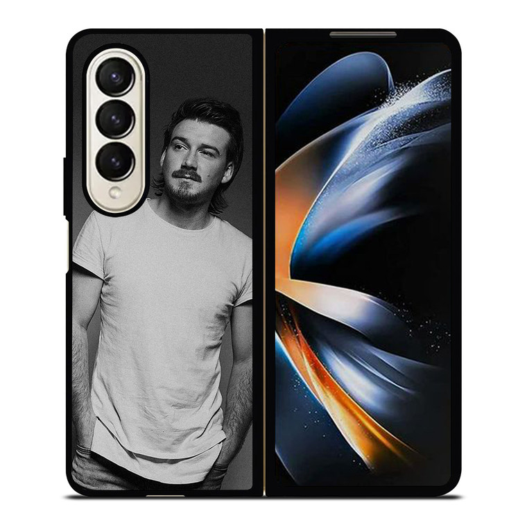 MORGAN WALLEN BLACK WHITE Samsung Galaxy Z Fold 4 Case Cover