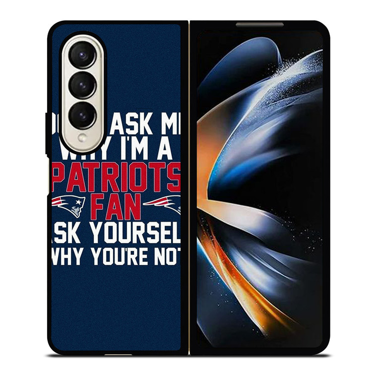 NEW ENGLAND PATRIOTS FANS Samsung Galaxy Z Fold 4 Case Cover