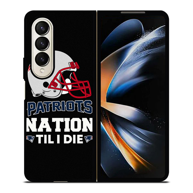 NEW ENGLAND PATRIOTS TIL I DIE Samsung Galaxy Z Fold 4 Case Cover