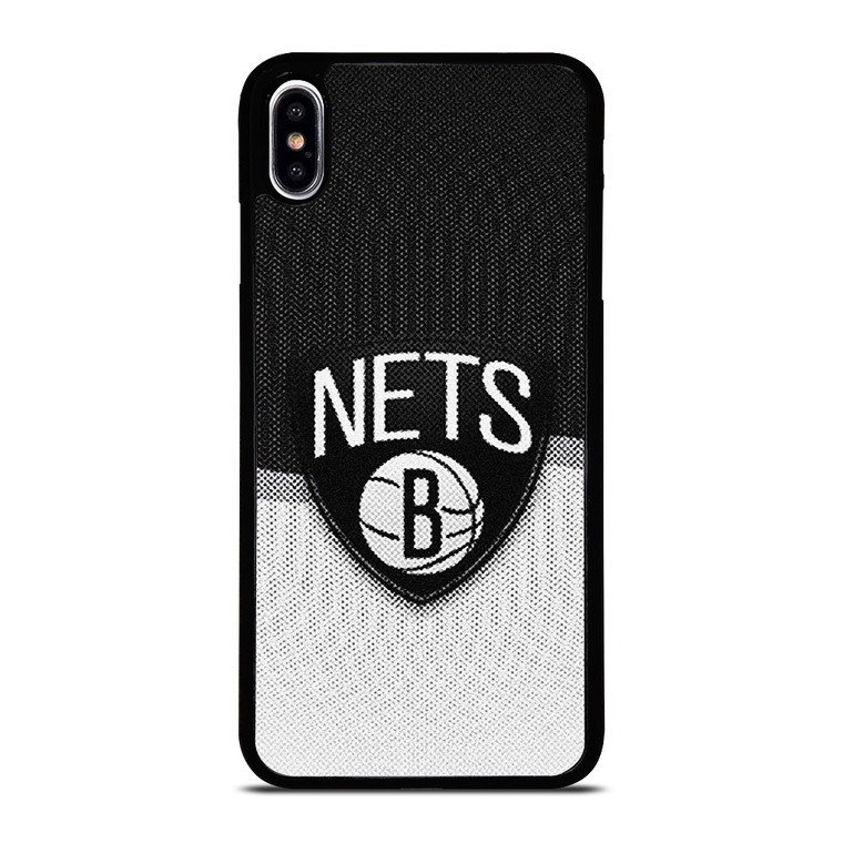 BROOKLYN NETS NBA BASKETBALL LOGO 2 iPhone XS Max Case Cover