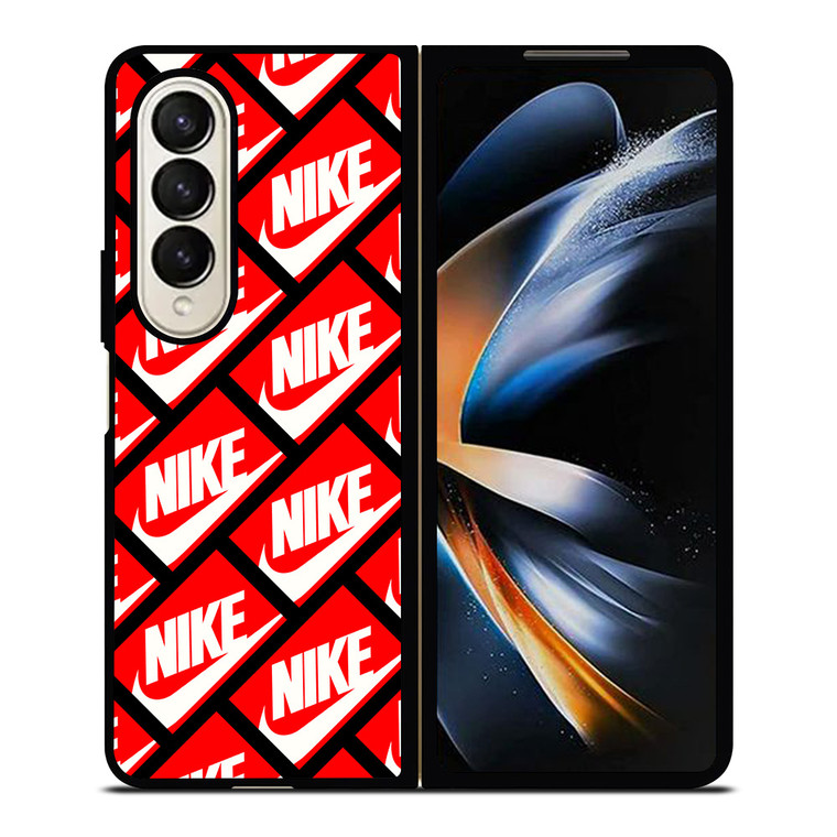 NIKE BOX PATTERN Samsung Galaxy Z Fold 4 Case Cover