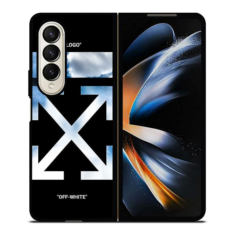 OFF WHITE SKY BLUE Samsung Galaxy Z Fold 4 Case Cover