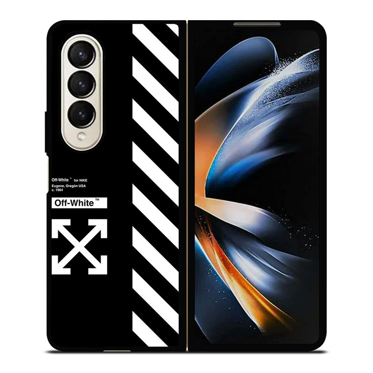 OFF WHITE USA STRIPE Samsung Galaxy Z Fold 4 Case Cover