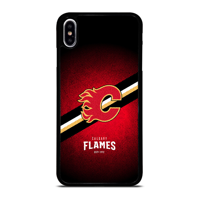 CALGARY FLAMES NHL HOCKEY iPhone XS Max Case Cover