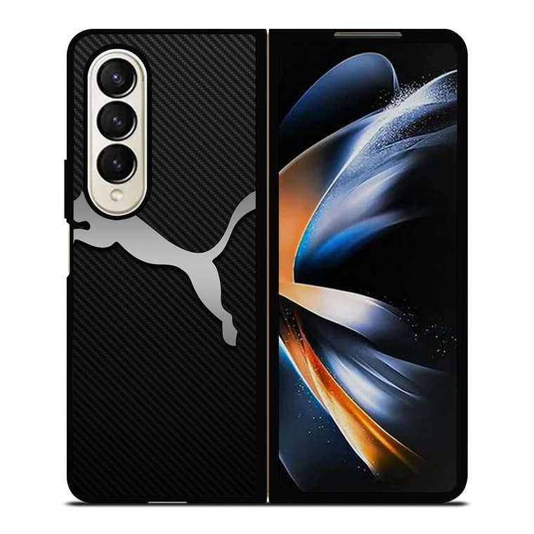PUMA LOGO CARBON Samsung Galaxy Z Fold 4 Case Cover