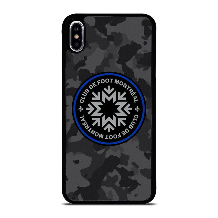 CF MONTREAL MLS BLACK CAMO iPhone XS Max Case Cover
