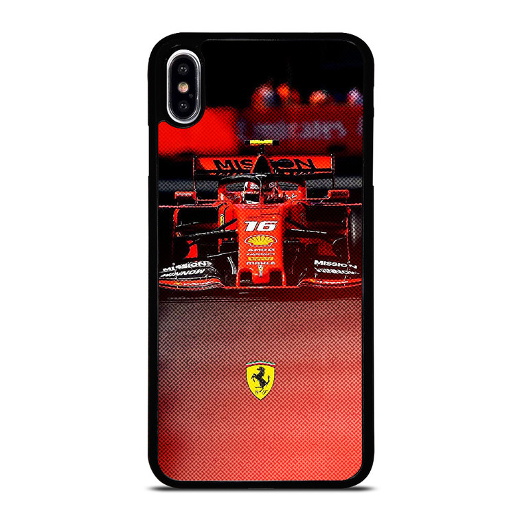 CHARLES LECLERC FERRARI FORMULA ONE F1 iPhone XS Max Case Cover