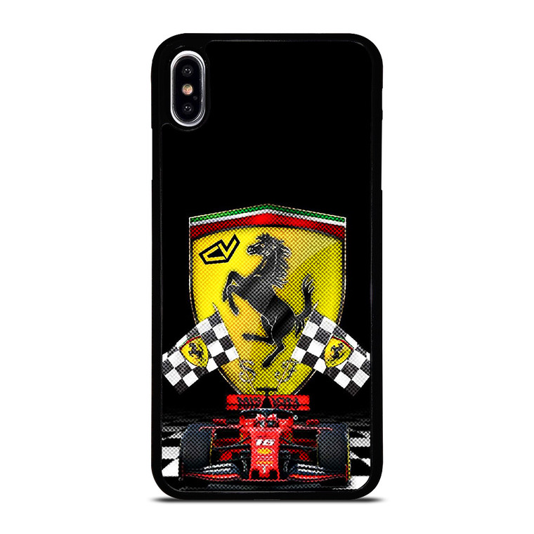 CHARLES LECLERC FERRARI FORMULA ONE F1 RACING 4 iPhone XS Max Case Cover