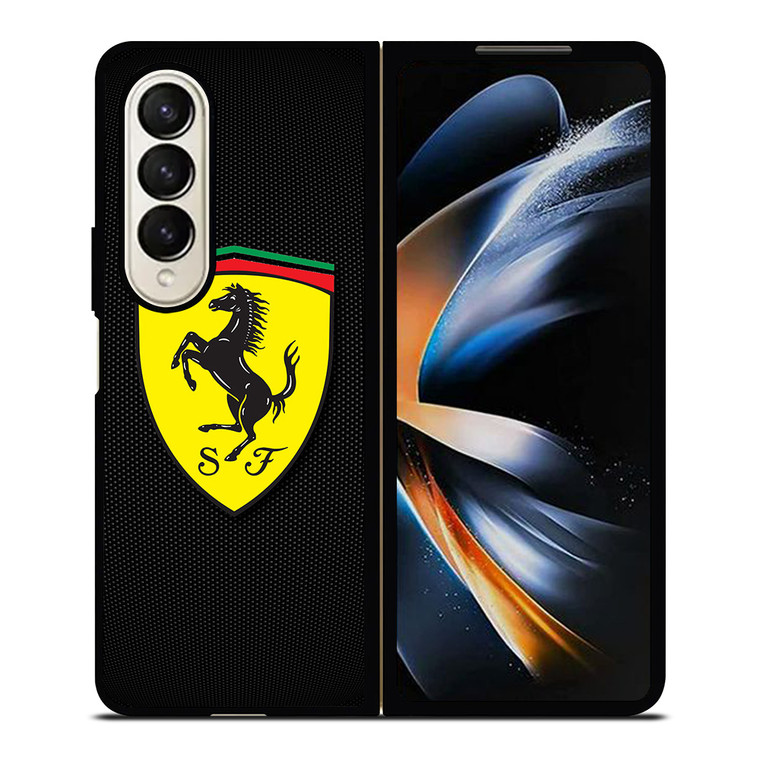 SCUDERIA FERRARI CARBON FIBER Samsung Galaxy Z Fold 4 Case Cover
