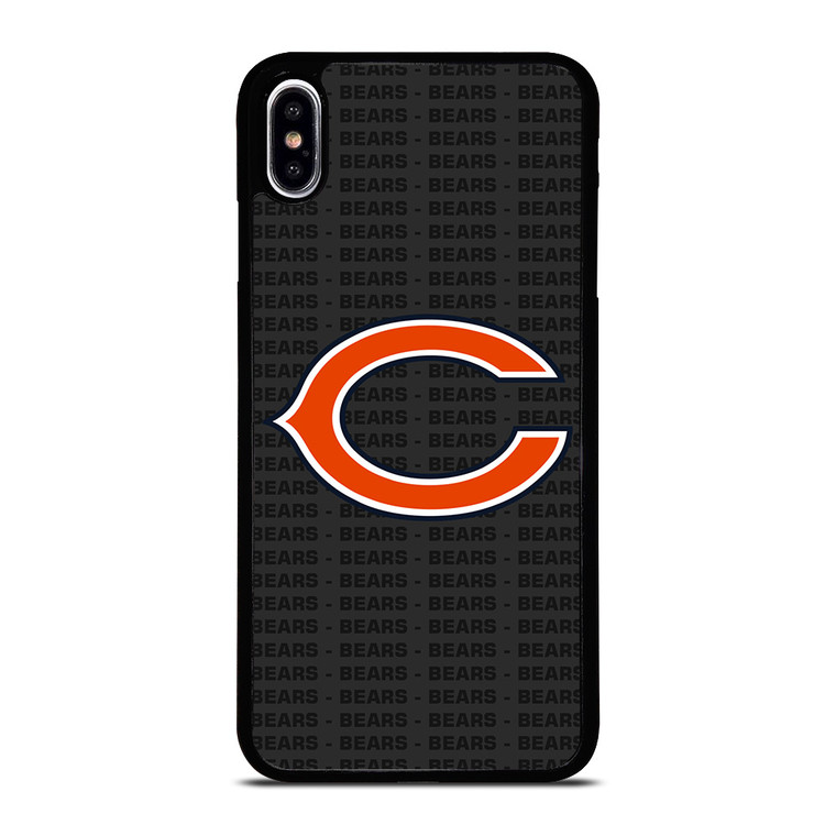 CHICAGO BEARS FOOTBALL TEXT iPhone XS Max Case Cover
