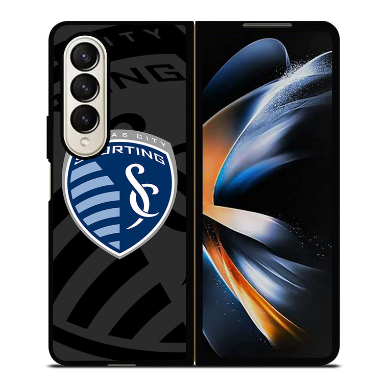 SPORTING KANSAS CITY MLS BLACK Samsung Galaxy Z Fold 4 Case Cover