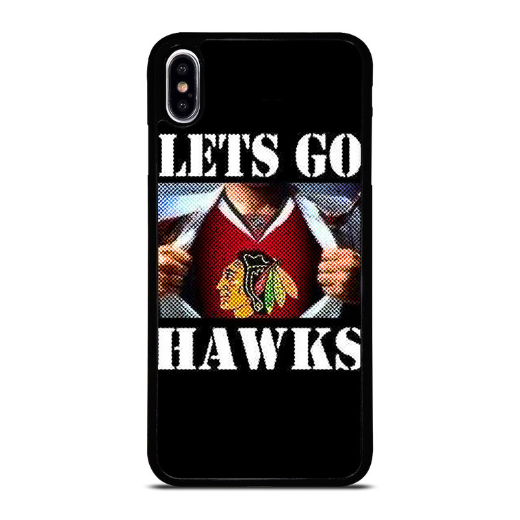 CHICAGO BLACKHAWKS NHL HOCKEY FANS iPhone XS Max Case Cover