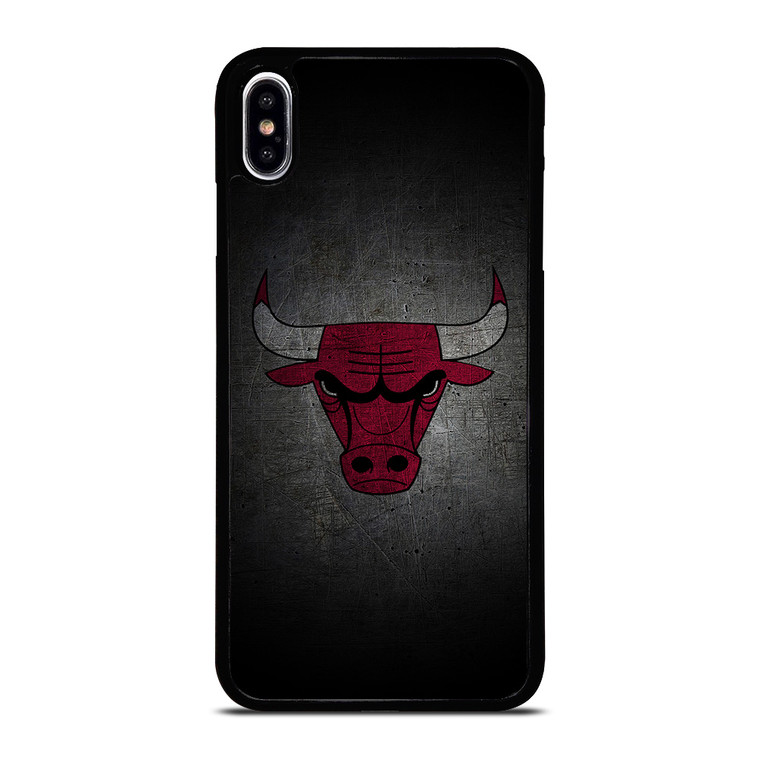 CHICAGO BULLS NBA GRUNGE iPhone XS Max Case Cover