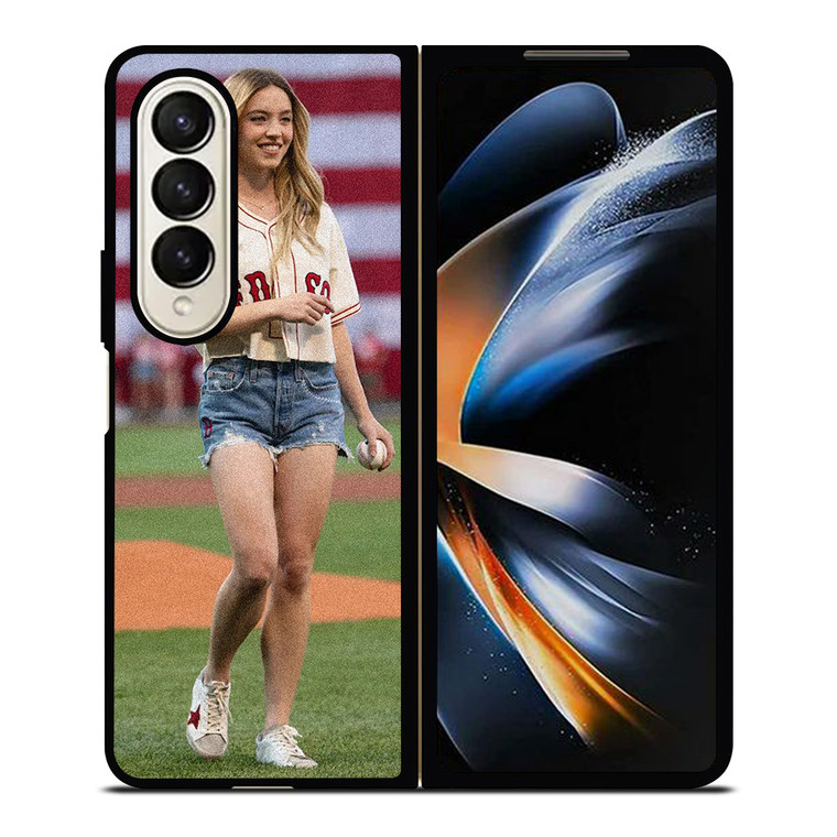 SYDNEY SWEENEY BOSTON RED SOX Samsung Galaxy Z Fold 4 Case Cover