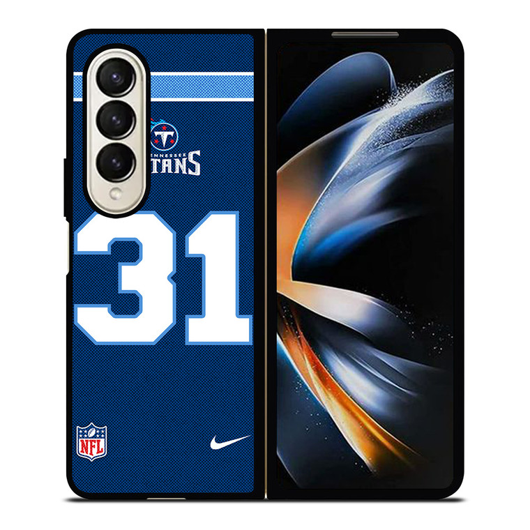TENNESSEE TITANS KEVIN BYARD 31 NFL NIKE Samsung Galaxy Z Fold 4 Case Cover TENNESSEE TITANS KEVIN BYARD 31 NFL NIKE Samsung Galaxy Z Fold 4 Case Cover