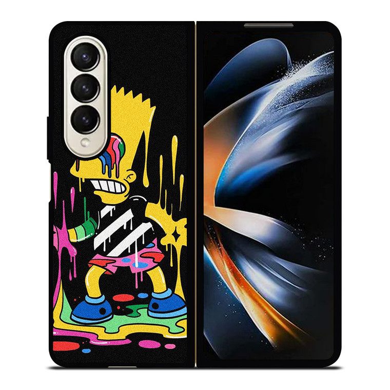 THE SIMPSONS TRIPPY ART Samsung Galaxy Z Fold 4 Case Cover