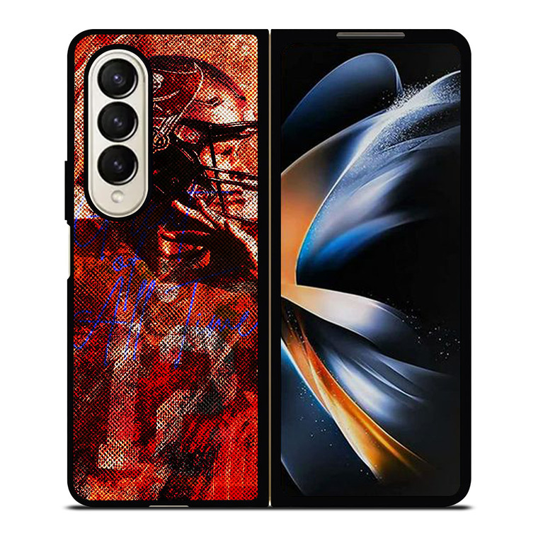 TOM BRADY GOAT TAMPA BAY BUCCANEERS Samsung Galaxy Z Fold 4 Case Cover TOM BRADY GOAT TAMPA BAY BUCCANEERS Samsung Galaxy Z Fold 4 Case Cover