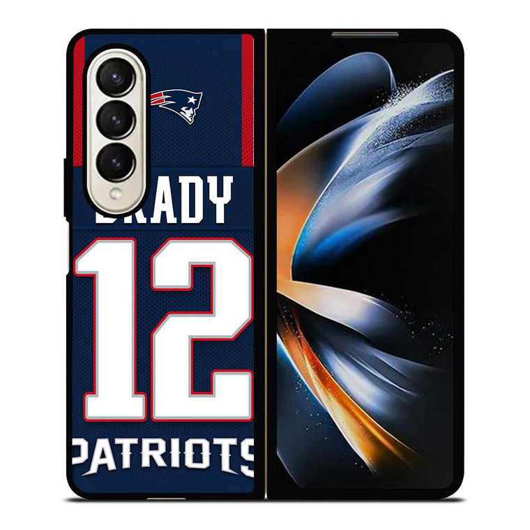 TOM BRADY NEW ENGLAND PATRIOTS NFL JERSEY Samsung Galaxy Z Fold 4 Case Cover TOM BRADY NEW ENGLAND PATRIOTS NFL JERSEY Samsung Galaxy Z Fold 4 Case Cover
