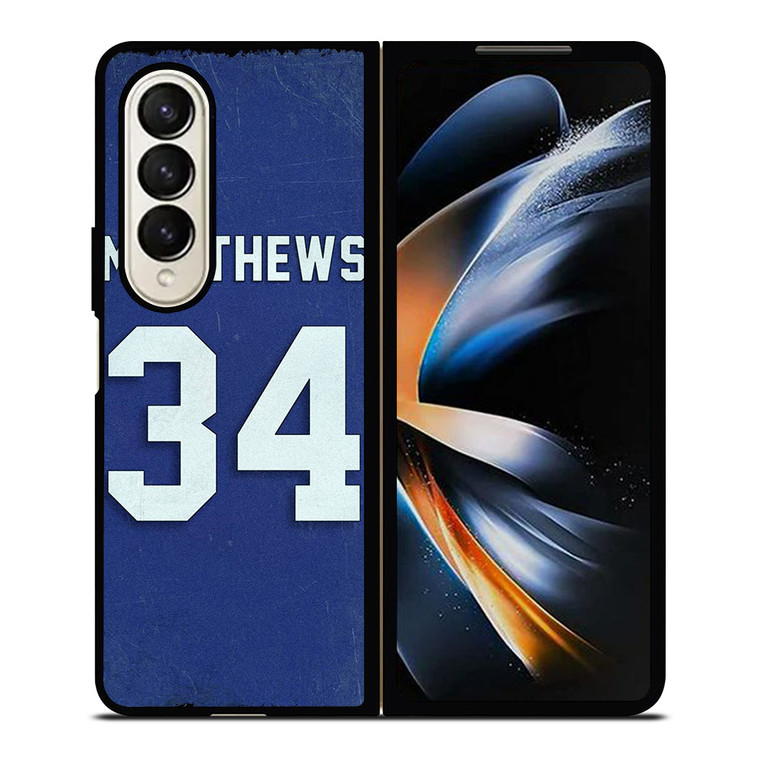 TORONTO MAPLE LEAFS AUSTON MATTHEWS NHL 2 Samsung Galaxy Z Fold 4 Case Cover TORONTO MAPLE LEAFS AUSTON MATTHEWS NHL 2 Samsung Galaxy Z Fold 4 Case Cover