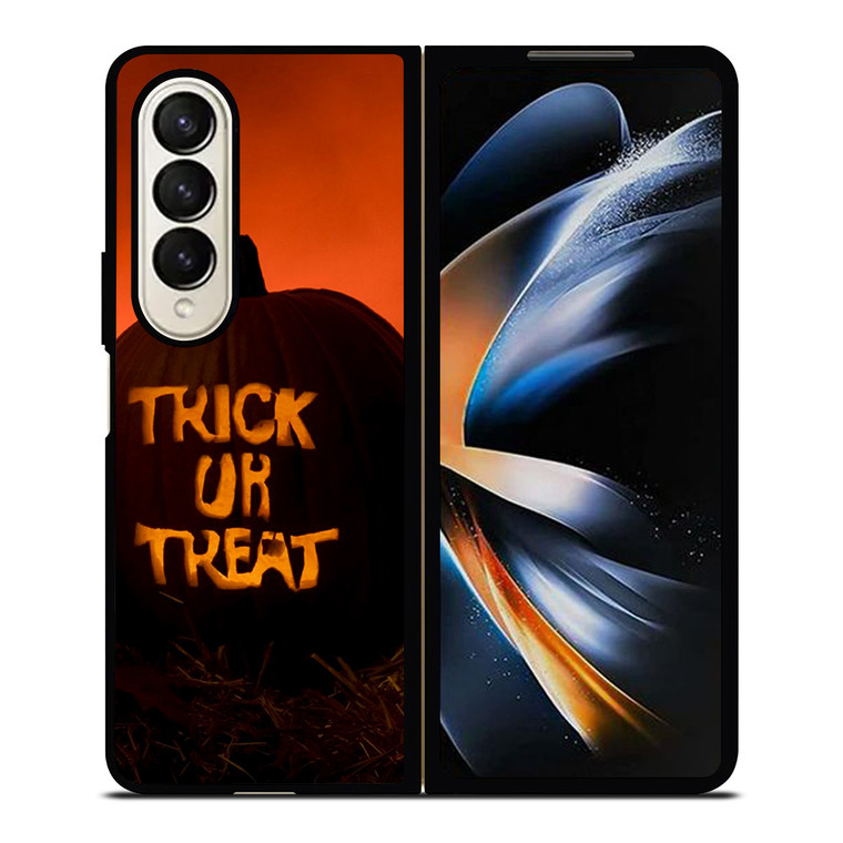TRICK OR TREAT HALLOWEEN PUMPKIN Samsung Galaxy Z Fold 4 Case Cover