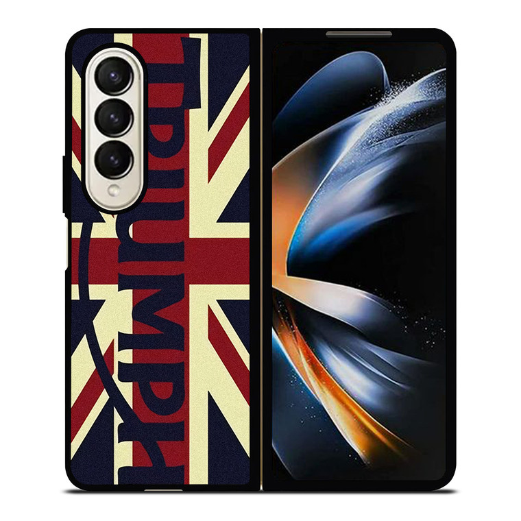 TRIUMPH MOTORCYCLES UNION JACK 2 Samsung Galaxy Z Fold 4 Case Cover TRIUMPH MOTORCYCLES UNION JACK 2 Samsung Galaxy Z Fold 4 Case Cover