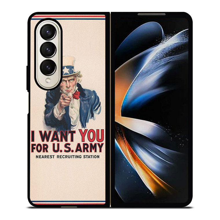 UNCLE SAM UNITED STATES ARMY Samsung Galaxy Z Fold 4 Case Cover