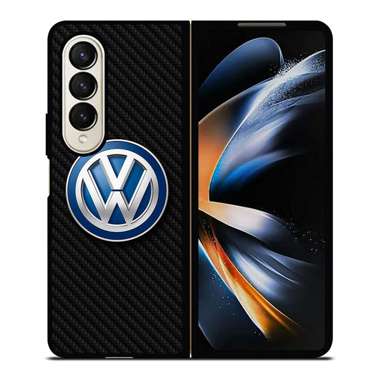 VOLKSWAGEN MOTOR CARBON FIBER Samsung Galaxy Z Fold 4 Case Cover VOLKSWAGEN MOTOR CARBON FIBER Samsung Galaxy Z Fold 4 Case Cover