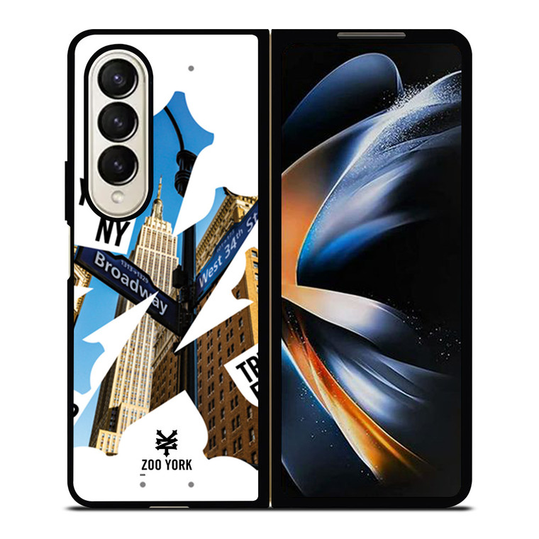 ZOO YORK NEW YORK CITY NYC SKATEBOARD Samsung Galaxy Z Fold 4 Case Cover ZOO YORK NEW YORK CITY NYC SKATEBOARD Samsung Galaxy Z Fold 4 Case Cover