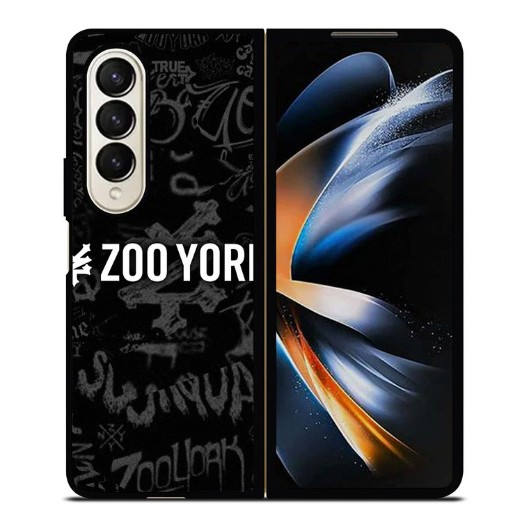 ZOO YORK SKATEBOARD ABSTRACT Samsung Galaxy Z Fold 4 Case Cover