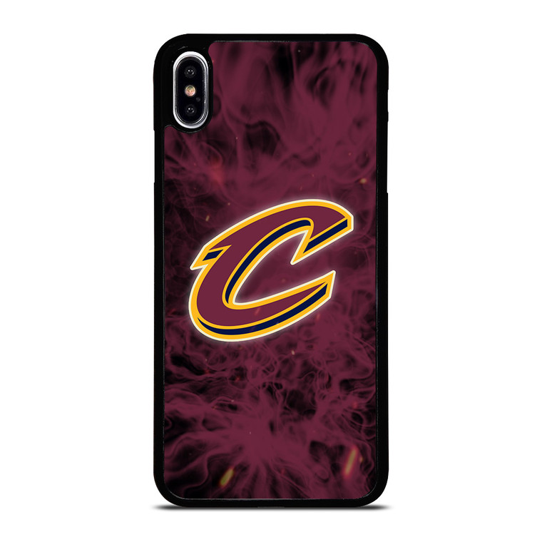 CLEVELAND CAVALIERS BASKETBALL NBA FIRE iPhone XS Max Case Cover