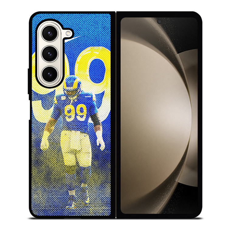 AARON DONALD 99 LOS ANGELES RAMS NFL FOOTBALL Samsung Galaxy Z Fold 5 Case Cover