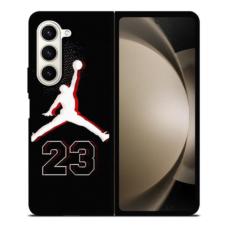 AIR JORDAN 23 GLITCH Samsung Galaxy Z Fold 5 Case Cover AIR JORDAN 23 GLITCH Samsung Galaxy Z Fold 5 Case Cover