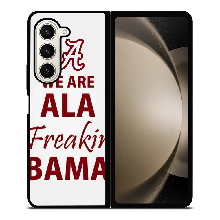 ALABAMA CRIMSON TIDE FOOTBALL FREAK Samsung Galaxy Z Fold 5 Case Cover