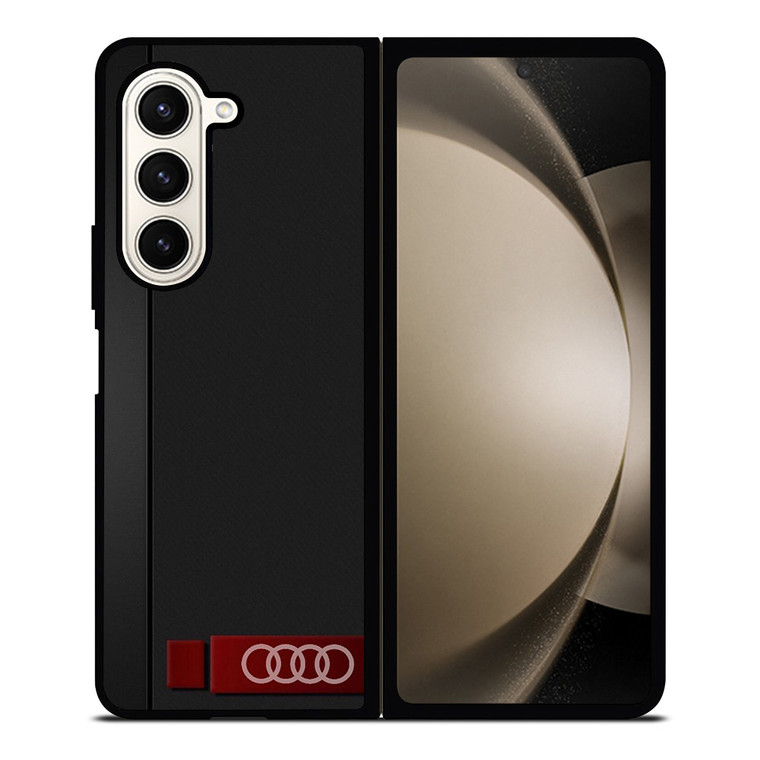 AUDI CAR CARBON LOGO Samsung Galaxy Z Fold 5 Case Cover