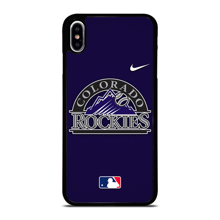 COLORADO ROCKIES MLB BASEBALL NIKE iPhone XS Max Case Cover