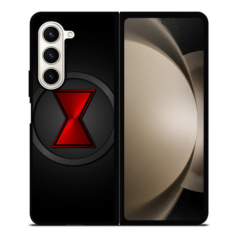 BLACK WIDOW METAL LOGO Samsung Galaxy Z Fold 5 Case Cover