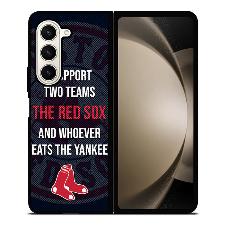BOSTON RED SOX MLB BASEBALL BANTER FANS 2 Samsung Galaxy Z Fold 5 Case Cover