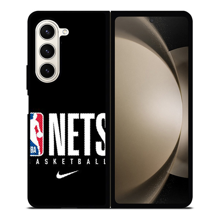 BROOKLYN NETS NBA BASKETBALL LOGO Samsung Galaxy Z Fold 5 Case Cover