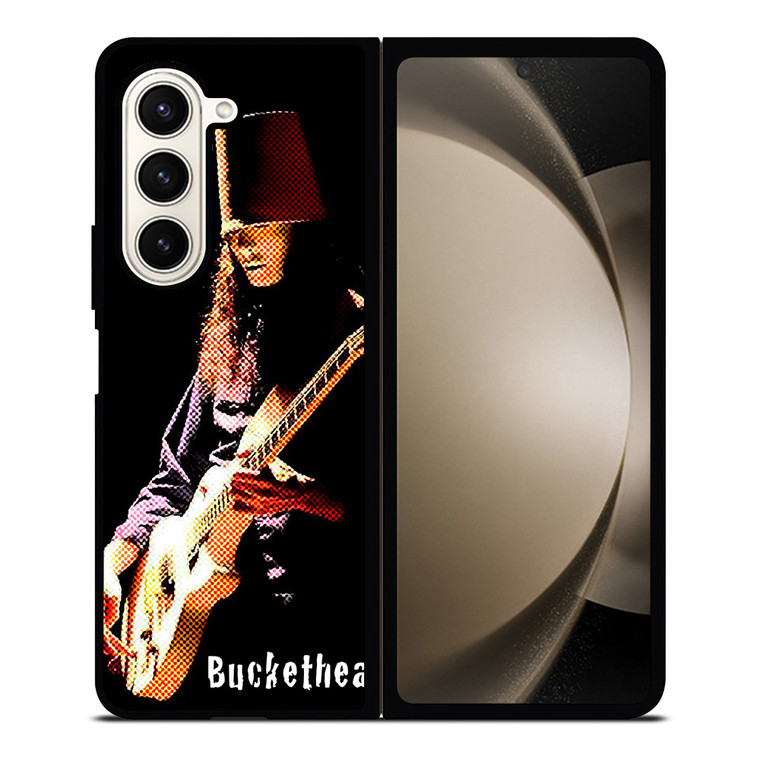 BUCKETHEAD METAL LOGO Samsung Galaxy Z Fold 5 Case Cover