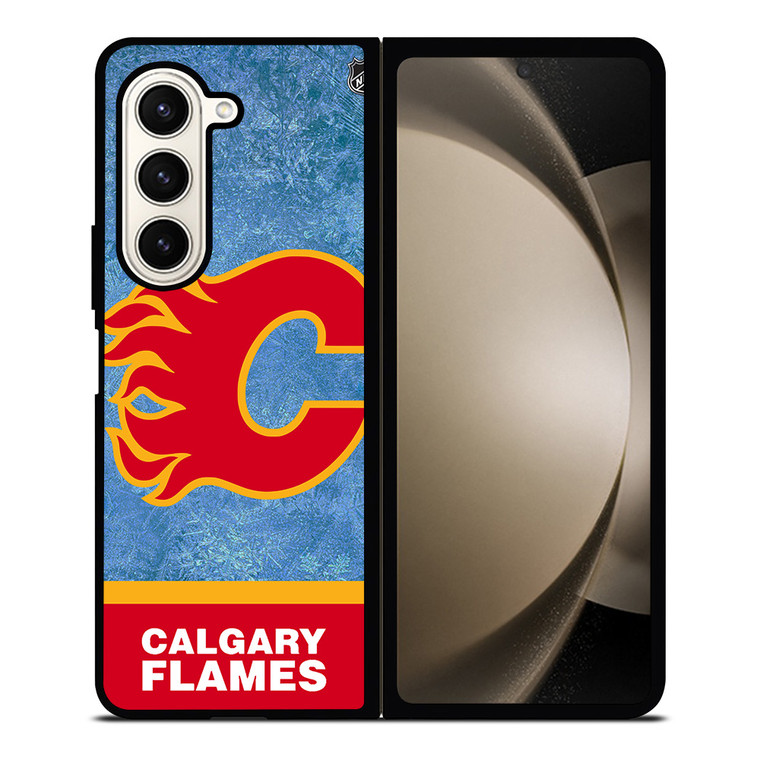 CALGARY FLAMES HOCKEY TEAM Samsung Galaxy Z Fold 5 Case Cover